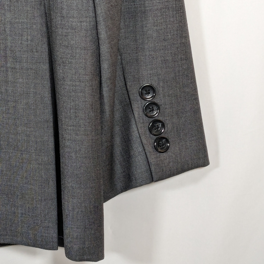 J. Crew N.Y. Ludlow Dark Grey Italian Wool Blazer Size 40R - Picture 6 of 16